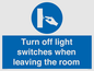 MV10476: Turn off light switches when leaving the room