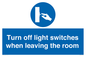 MV10476: Turn off light switches when leaving the room