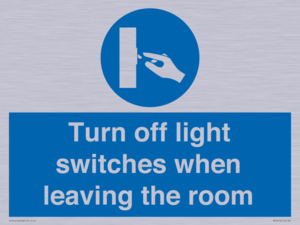 MV10476: Turn off light switches when leaving the room