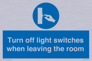 MV10476: Turn off light switches when leaving the room