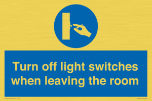 MV10476: Turn off light switches when leaving the room