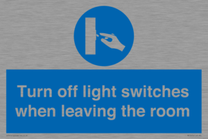 MV10476: Turn off light switches when leaving the room