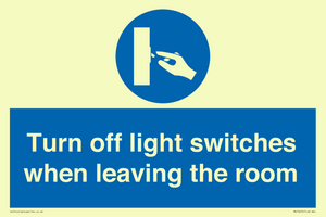 MV10476: Turn off light switches when leaving the room