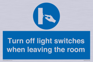 MV10476: Turn off light switches when leaving the room