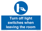 MV10476: Turn off light switches when leaving the room