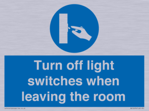 MV10476: Turn off light switches when leaving the room