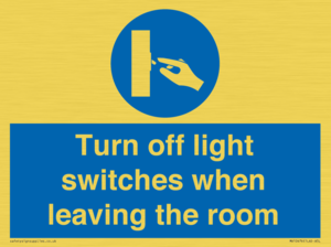 MV10476: Turn off light switches when leaving the room
