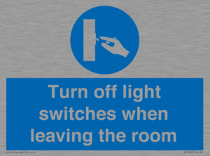 MV10476: Turn off light switches when leaving the room