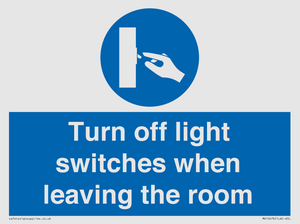 MV10476: Turn off light switches when leaving the room
