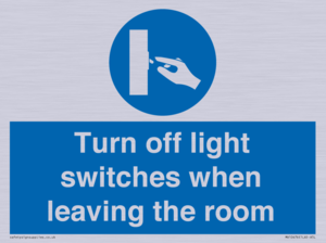 MV10476: Turn off light switches when leaving the room
