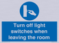 MV10476: Turn off light switches when leaving the room