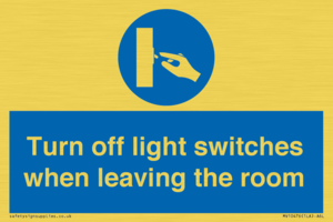MV10476: Turn off light switches when leaving the room