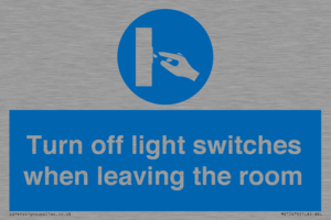 MV10476: Turn off light switches when leaving the room