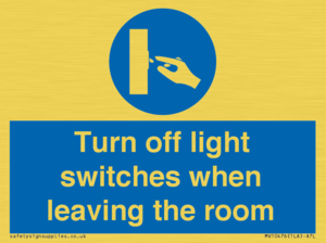 MV10476: Turn off light switches when leaving the room