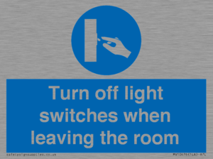 MV10476: Turn off light switches when leaving the room