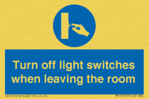 MV10476: Turn off light switches when leaving the room