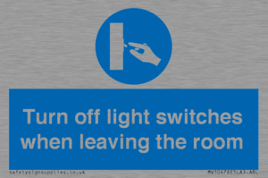 MV10476: Turn off light switches when leaving the room