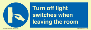 MV10476: Turn off light switches when leaving the room