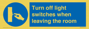 MV10476: Turn off light switches when leaving the room