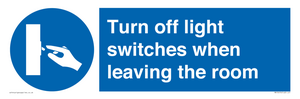 MV10476: Turn off light switches when leaving the room