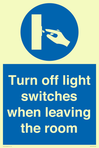 MV10476: Turn off light switches when leaving the room