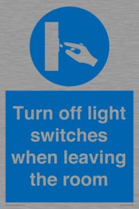 MV10476: Turn off light switches when leaving the room