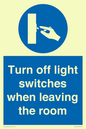 MV10476: Turn off light switches when leaving the room