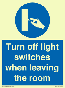 MV10476: Turn off light switches when leaving the room