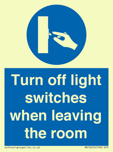MV10476: Turn off light switches when leaving the room