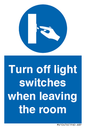 MV10476: Turn off light switches when leaving the room