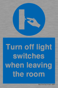 MV10476: Turn off light switches when leaving the room