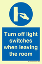 MV10476: Turn off light switches when leaving the room
