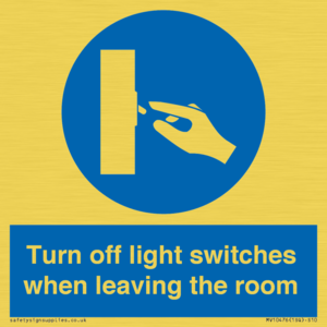 MV10476: Turn off light switches when leaving the room