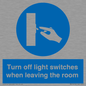 MV10476: Turn off light switches when leaving the room