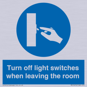 MV10476: Turn off light switches when leaving the room