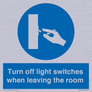 MV10476: Turn off light switches when leaving the room
