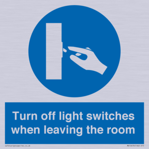 MV10476: Turn off light switches when leaving the room