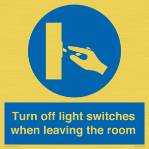 MV10476: Turn off light switches when leaving the room