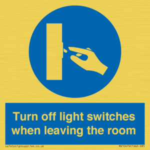 MV10476: Turn off light switches when leaving the room