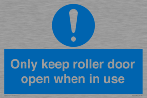 MV10478: Only keep roller door open when in use