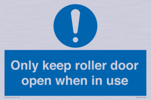 MV10478: Only keep roller door open when in use