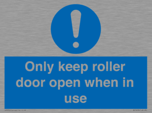 MV10478: Only keep roller door open when in use