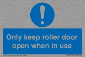 MV10478: Only keep roller door open when in use
