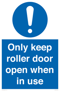 MV10478: Only keep roller door open when in use