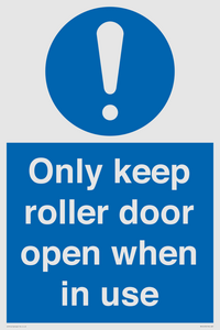 MV10478: Only keep roller door open when in use