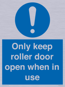 MV10478: Only keep roller door open when in use