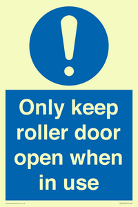 MV10478: Only keep roller door open when in use