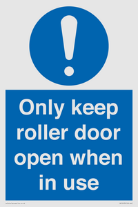 MV10478: Only keep roller door open when in use