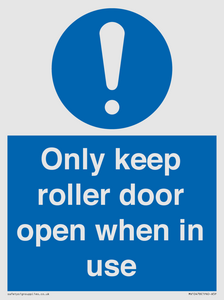 MV10478: Only keep roller door open when in use