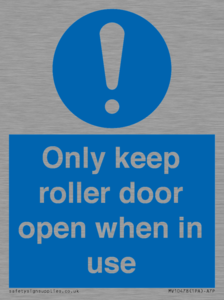 MV10478: Only keep roller door open when in use